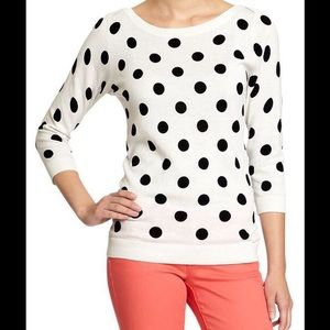 Old Navy polka dot sweater